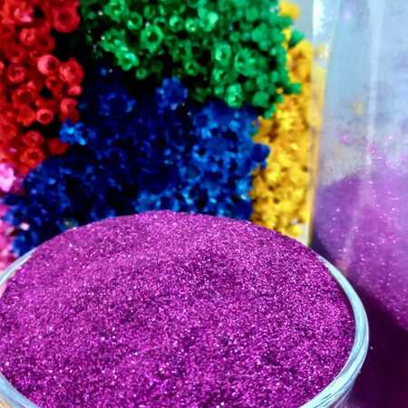imagem Glitter Fino Magenta - 10 gramas