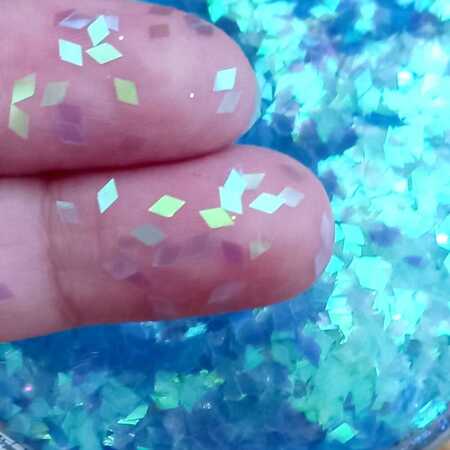 imagem Glitter Festa Azul Iridescente - 10 gramas